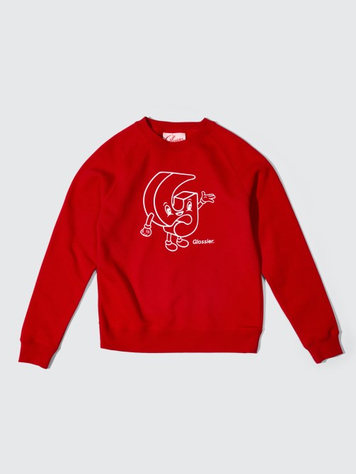Glossier. sweatshirt