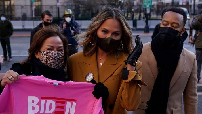 Chrissy Teigen inauguration