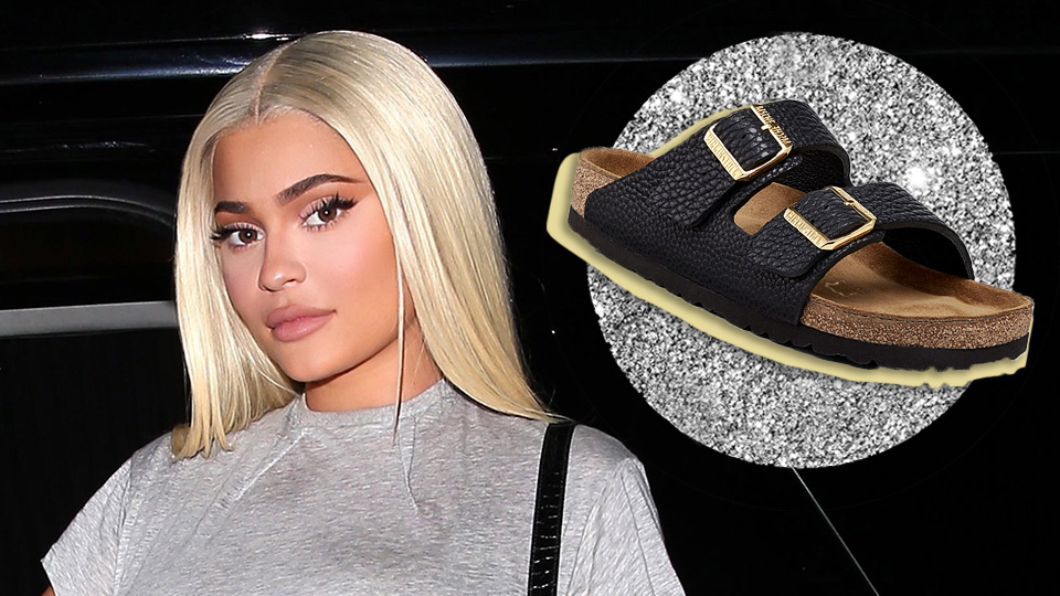 STYLECASTER V| Kylie Jenner MSCHF Birkin Birkenstocks