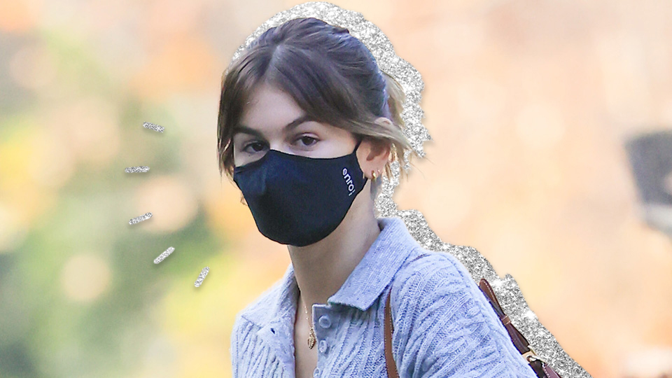 STYLECASTER | Kaia Gerber Enro Face Mask
