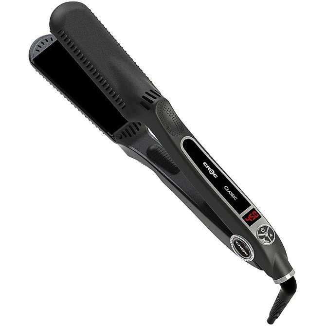 Croc  Classic Black Titanium 1.5'' Flat Iron