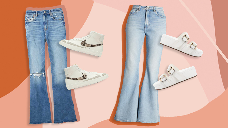 STYLECASTER | How to Style Flare Jeans