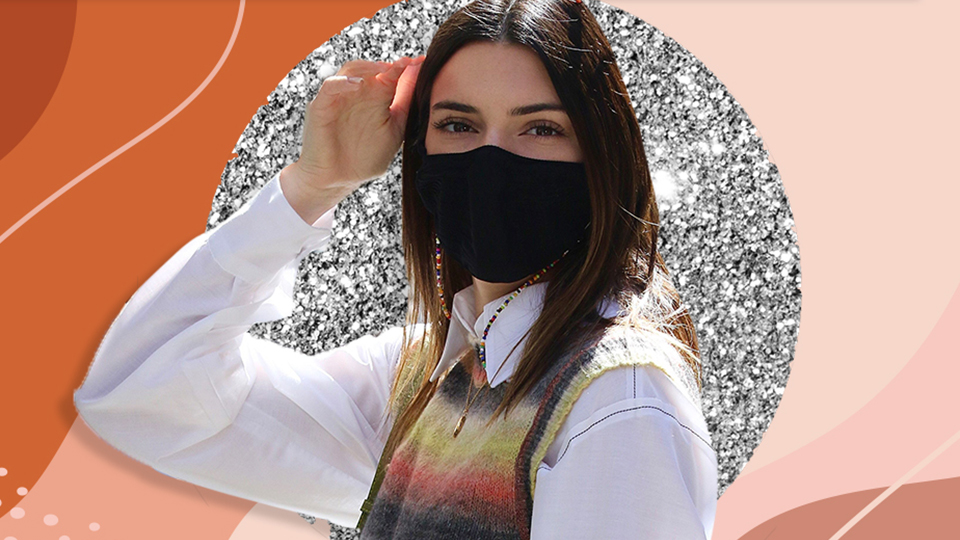 STYLECASTER | Kendall Jenner Striped Sweater Vest