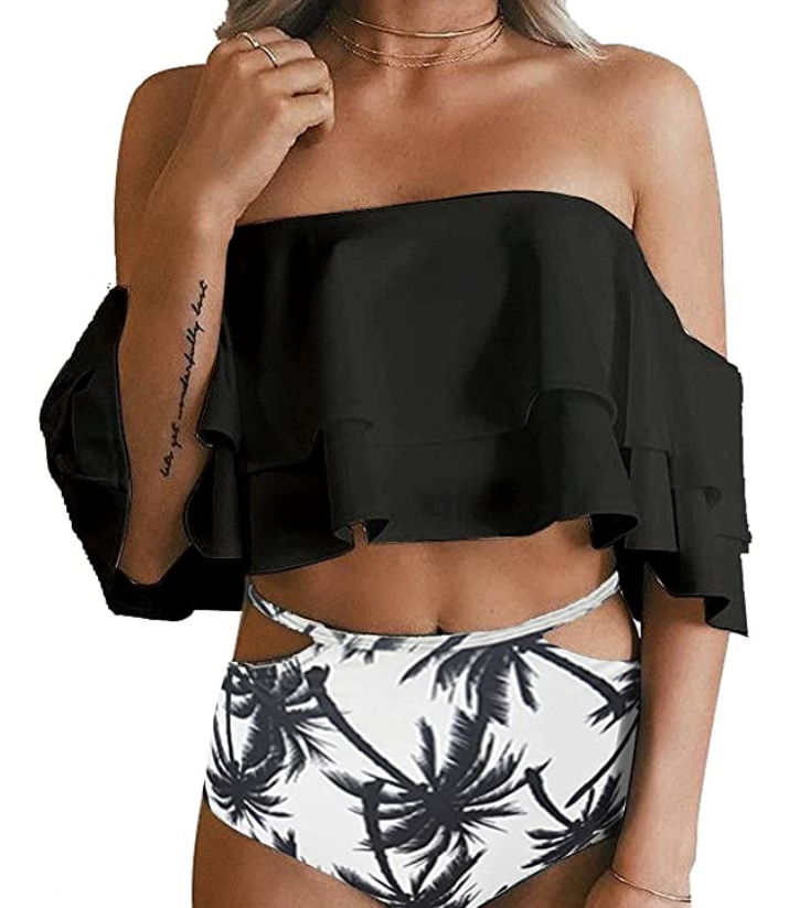 STYLECASTER | High waisted swimsuits amazon