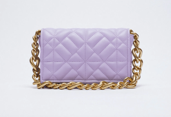 STYLECASTER | Zara Quilted Shoulder Bag