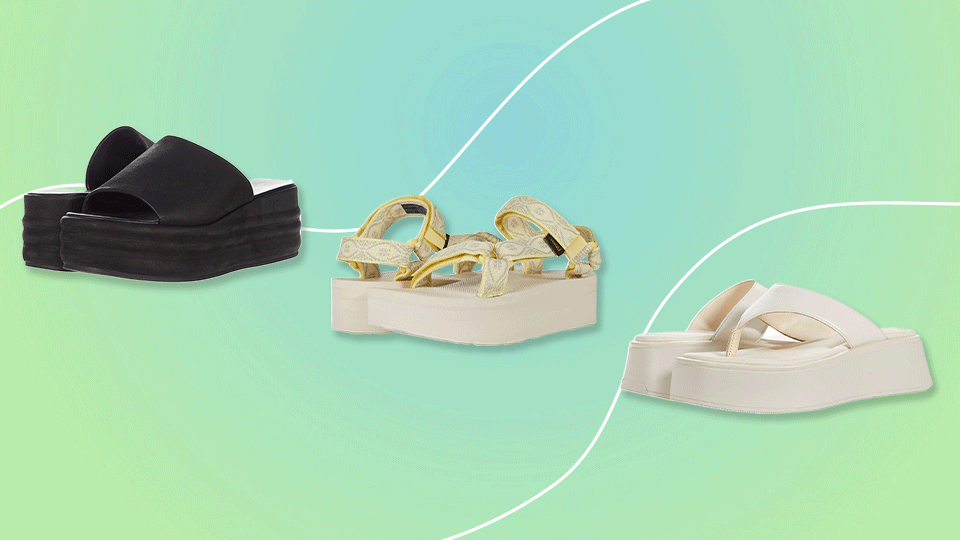 STYLECASTER | Flatform Sandals Trend