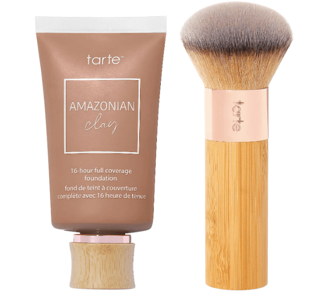 tarte foundation with brush