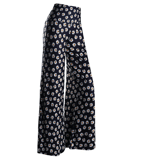 Arolina Wide Leg Palazzo Pants In Daisy