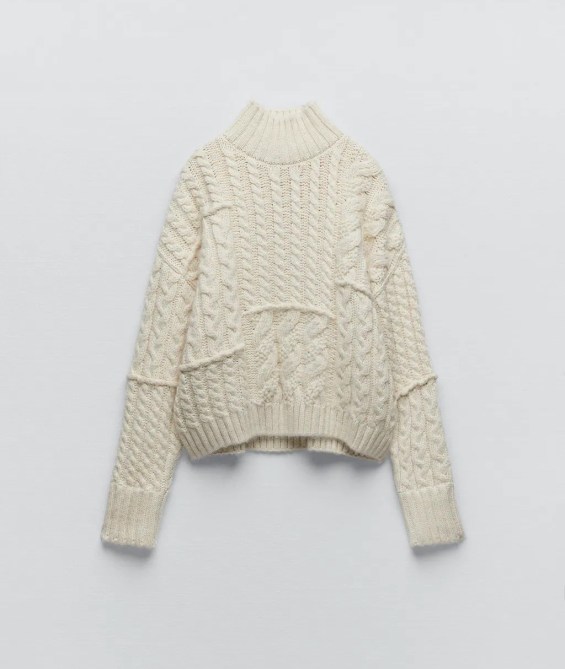 Zara Cable Knit Sweater