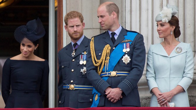 Meghan Markle, Prince Harry, Prince William, Kate Middleton