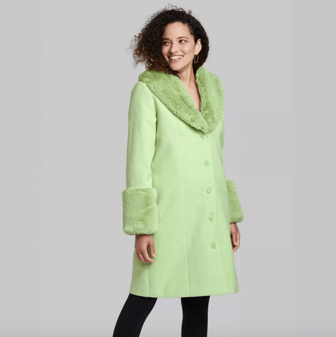 STYLECASTER | Target Faux Fur Trim Jacket