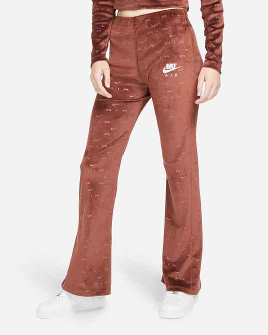 Velour Mid-Rise Pants