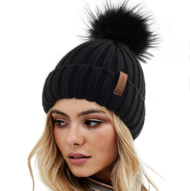 Furtalk Womens Winter Knitted Beanie Hat