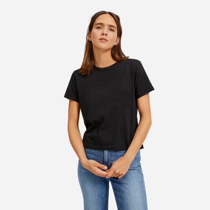 Everlane The Organic Cotton Box-Cut Tee