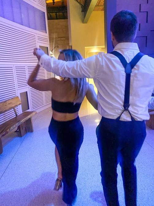 Revolve black dress review