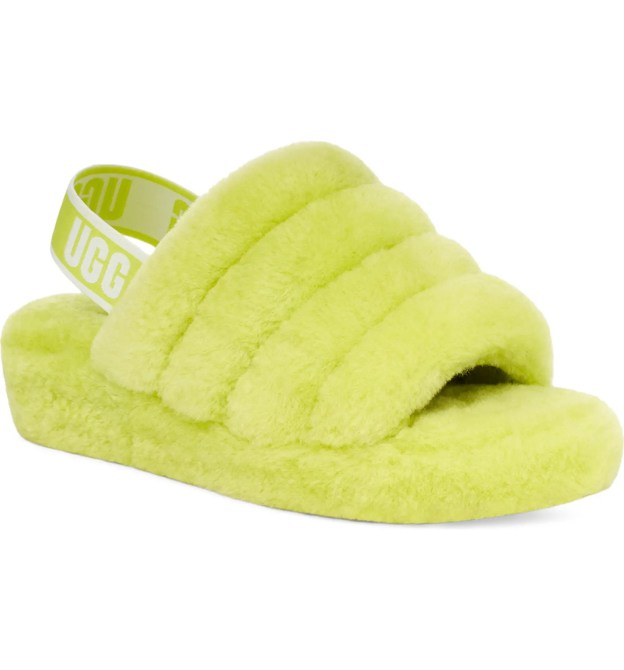 UGG Fluff Yeah Faux Fur Slingback Sandal Nordstrom