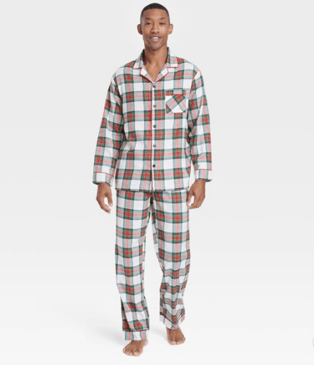 Holiday Tartan Plaid Flannel Matching Family Pajama Set