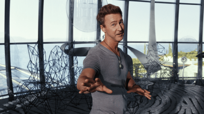 Glass Onion, Edward Norton