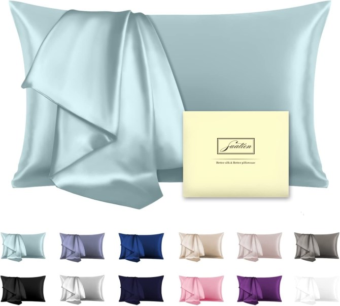 Suatien Mulberry Silk Pillowcase Amazon