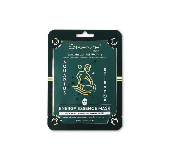 The Crème Shop Energy Essence Mask (Aquarius) Amazon