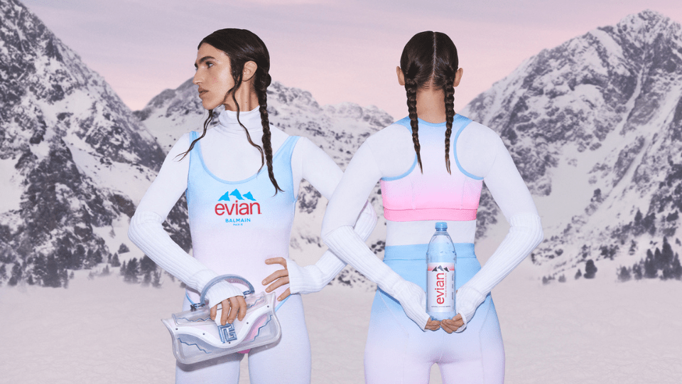 STYLECASTER | Balmain x evian Collab