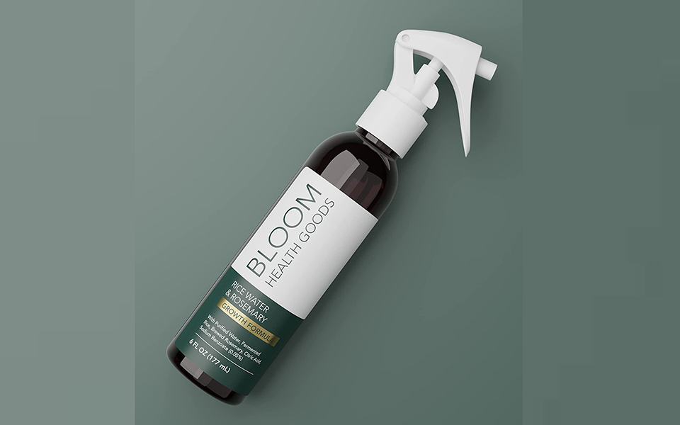 Bloom Health Goods Rice Water & Rosemary Spray
