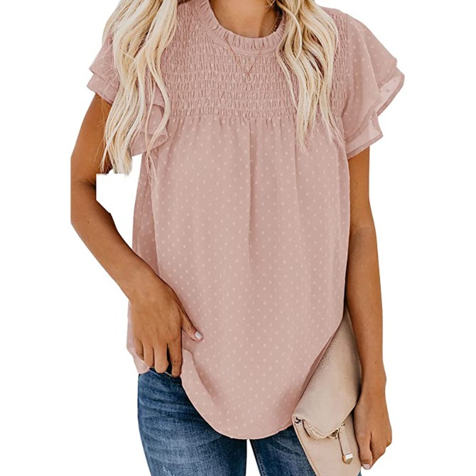 Dokotoo Womens Crewneck Lace