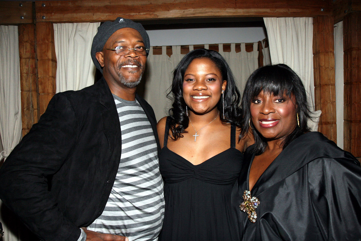 Samuel Jackson, Zoe Jackson and LaTanya Jackson