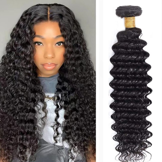 Deep Wave Human Hair Bundles