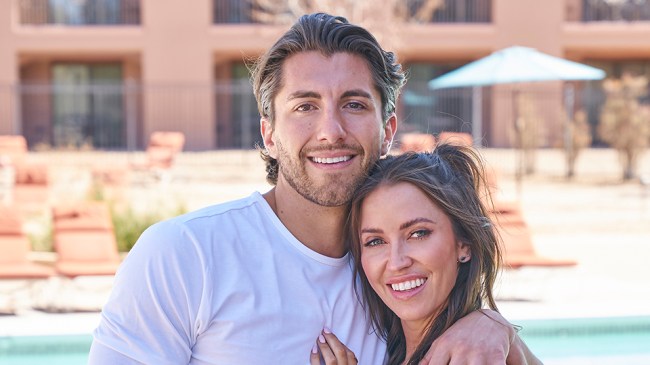 THE BACHELORETTE - After narrowing down her suitors to the remaining dirty dozen, Katie hopes to find out who has the willpower to keep it clean with a new  and hard  challenge. While the guys in the house see if they can keep their promise, one lucky man opens up to Katie with vows of his own in a ceremonious one-on-one date. Katie then enlists two queens  RuPauls Drag Race All-Stars winners Shea Couleé and Monét X Change  to help find her a king in a group date debate that is sure to bring some royal tension. And later, a one-on-one date becomes a two-on-two, with a special double date featuring Bachelor Nation power couple Kaitlyn Bristowe and (her now fiancé) Jason Tartick. But do Kaitlyn and Jasons connection make Katie question her own? An all-new The Bachelorette airs MONDAY, JULY 12 (8:00-10:00 p.m. EDT), on ABC. (Craig Sjodin/ABC via Getty Images)

JASON TARTICK, KAITLYN BRISTOWE