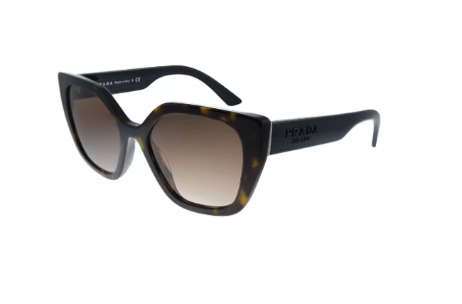 Prada PR 24XS 2AU6S1 Womens Rectangle Sunglasses Havana 52mm