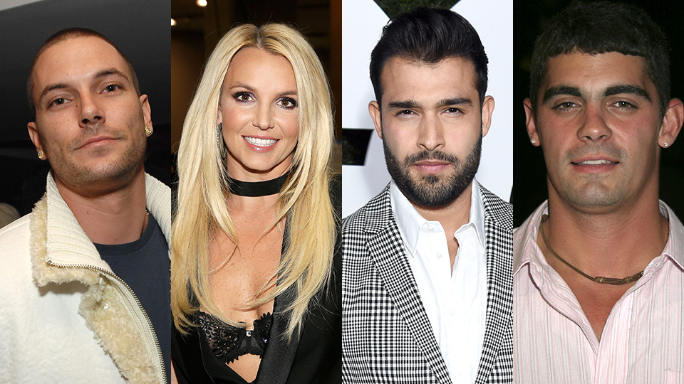 Kevin Federline, Britney Spears, Sam Asghari, Jason Alexander