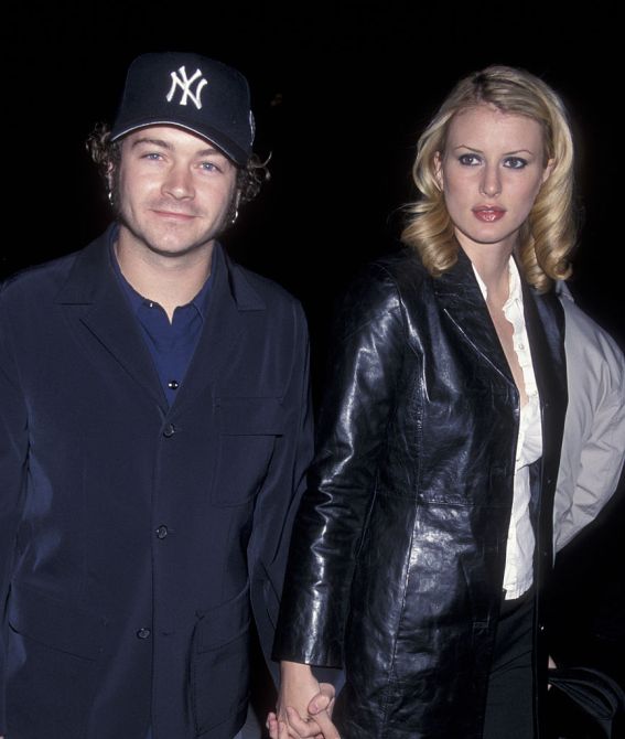 Danny Masterson and Chrissie Carnell attend the premiere of "I Am Sam" on December 3, 2001 at the Academy Theater in Beverly Hills, California.