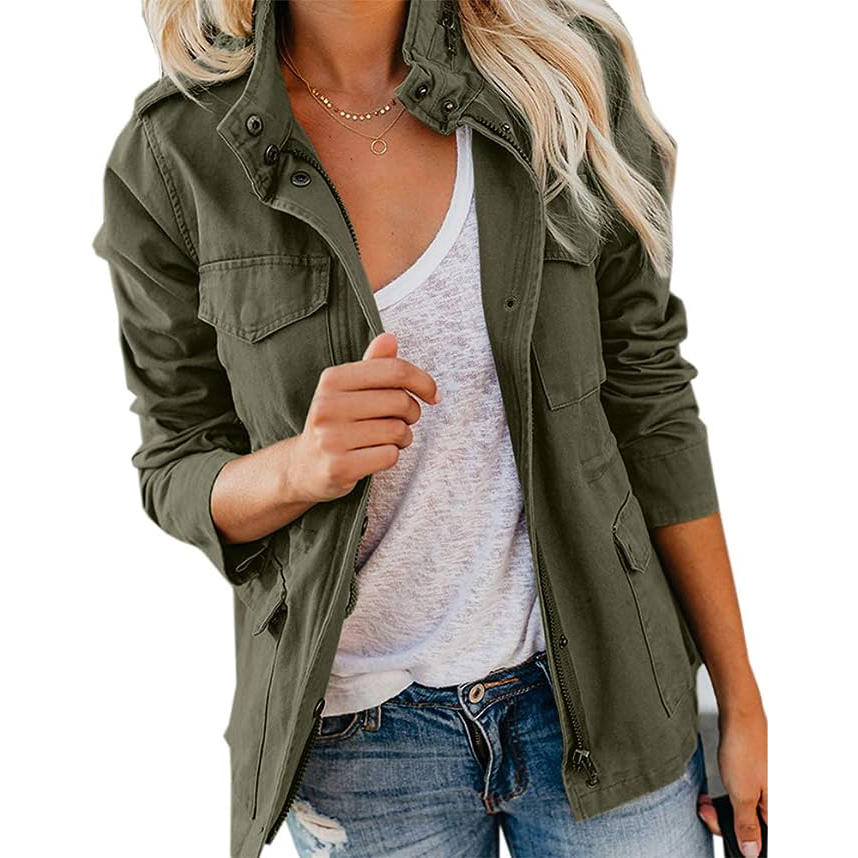 Womens Military Anorak Jackets