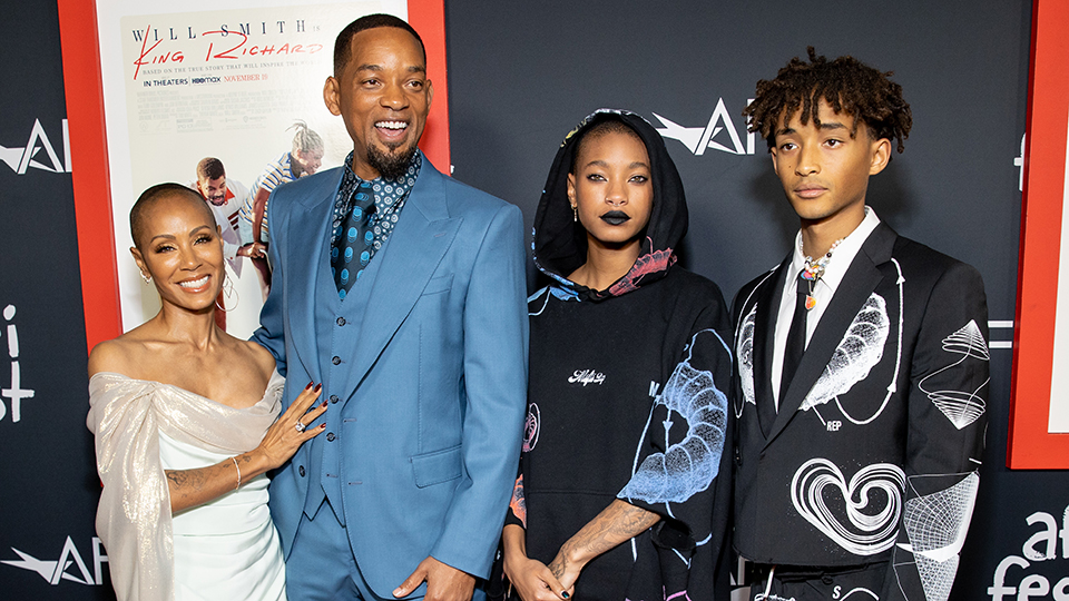 Will Smith, Jada Pinkett Smith, Willow Smith, Jaden Smith