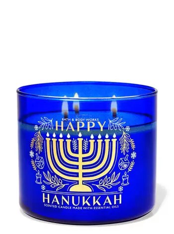 Happy Hanukkah
3-Wick Candle