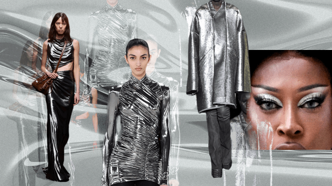 chrome makeup trend 2023, how to achieve the look