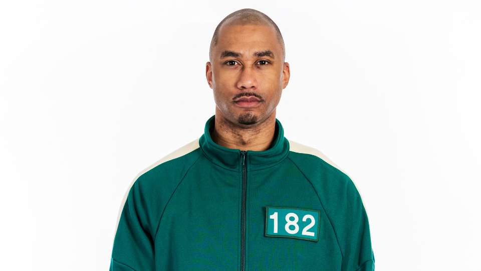 TJ Stukes as Player 182 on Squid Game Challenge