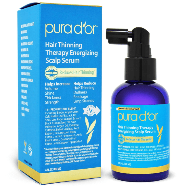 Pura D’Or’s Hair Thinning Therapy Energizing Scalp Serum