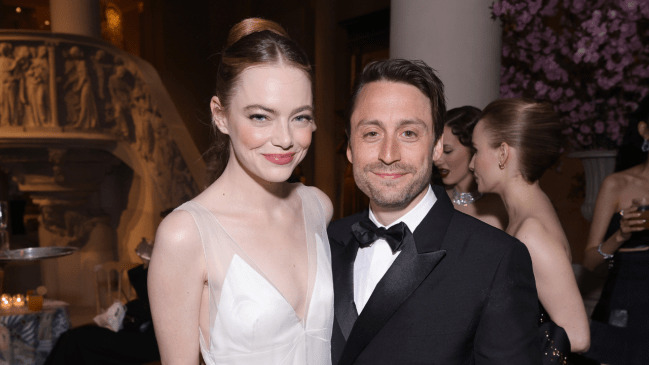 Emma Stone and Kieran Culkin