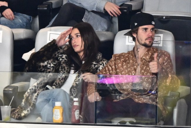 justin bieber hailey bieber super bowl 2024