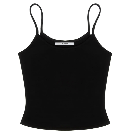 Tank Air Studio Tank: A basic black spaghetti strap tank top