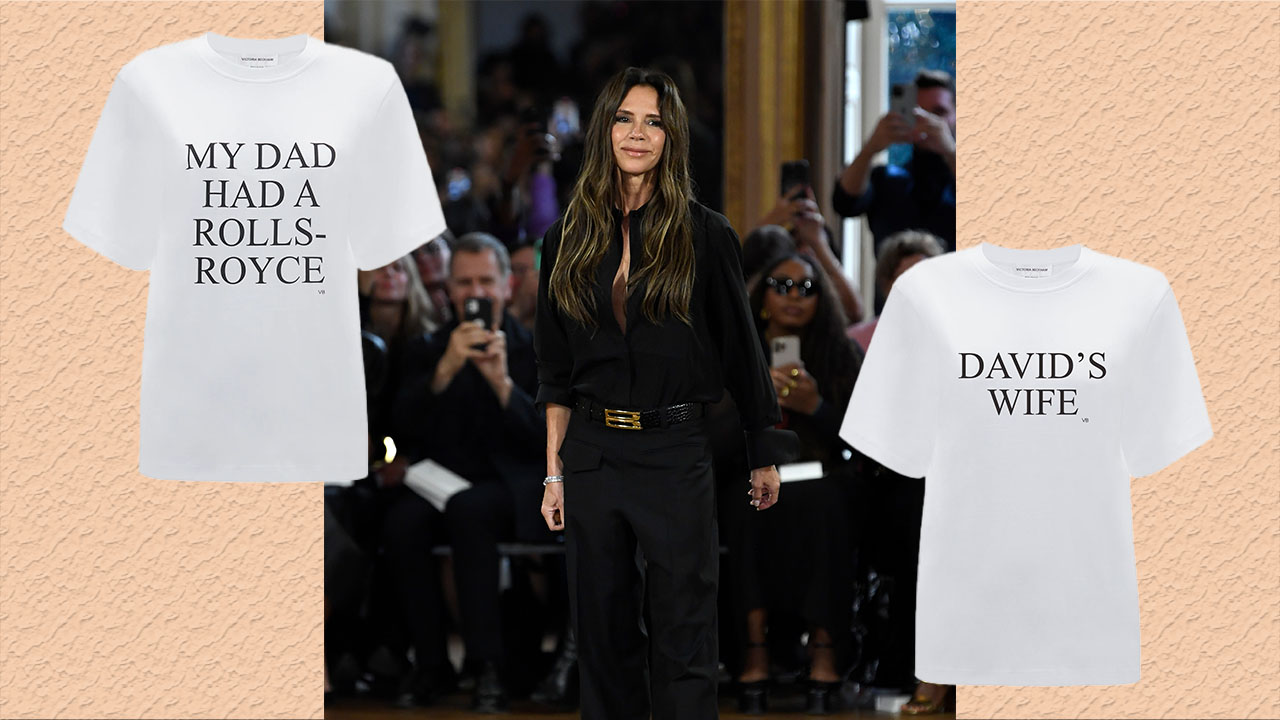 Victoria Beckham "My Dad Had a Rolls Royce" T-shirt