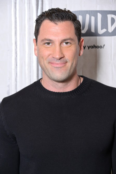 Maks Chmerkovskiy visits Build to discuss the dance tour "Maks, Val & Peta Live On Tour: Confidential" at Build Studio on March 10, 2020 in New York City.