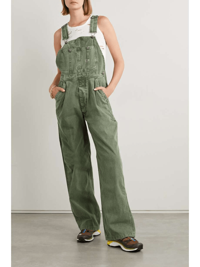 R13 Damon Denim Overalls