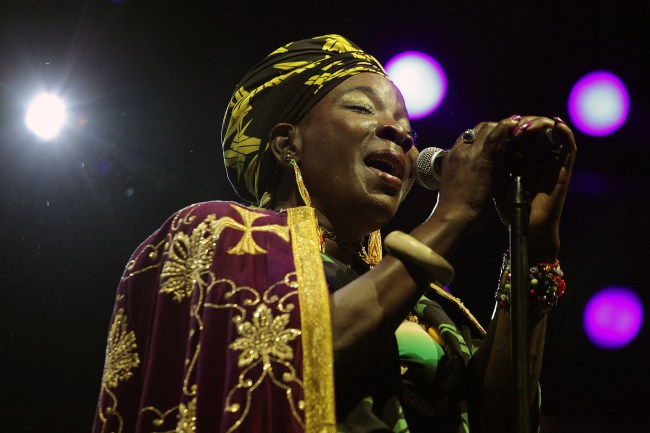 Rita Marley performs on stage at Arena Santa Giuliana during Umbria Jazz Festival on July 14, 2012 in Perugia, Italy.