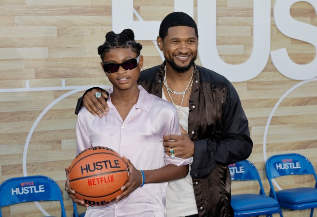 Usher, and his son Cinco