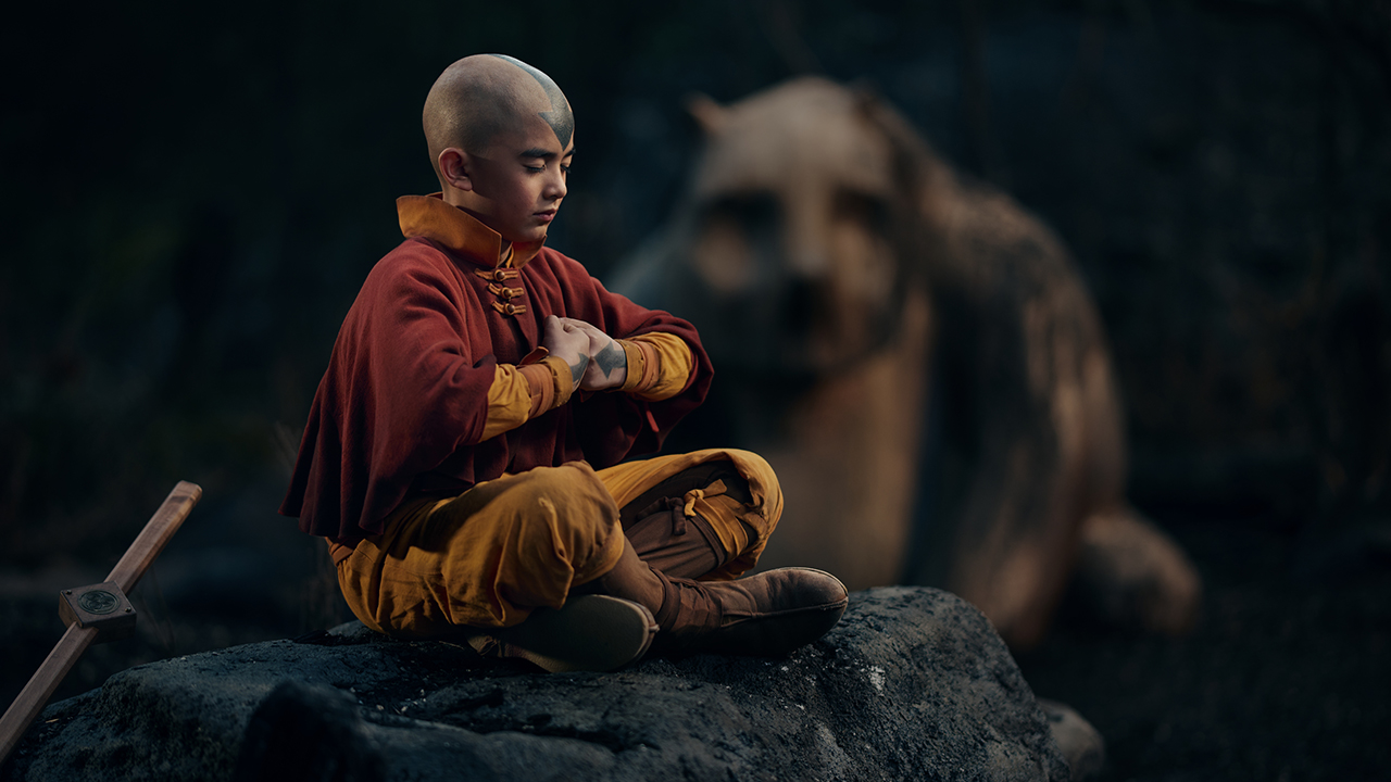 Whose Face Koh Stole? Gordon Cormier as Aang in Avatar The Last Airbender.