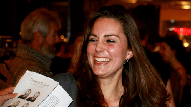 Kate Middleton at a book launch party