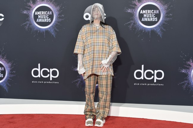 Billie Eilish at the American Music Awards in New York City.